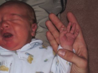 Checking out my hands.