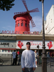 The Moulan Rouge in Paris